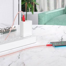 Кабель USB → Type-C, 1м, силикон, Hoco X99