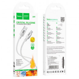 Кабель USB → Type-C, 1м, силикон, Hoco X99
