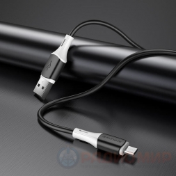 Кабель USB → USB micro, 1м, силикон, Borofone BX79