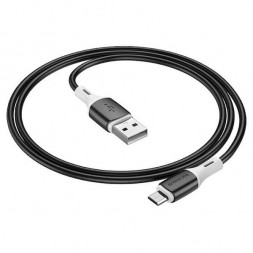 Кабель USB → USB micro, 1м, силикон, Borofone BX79