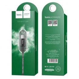 Кабель USB → USB micro, 2м, Hoco X14