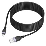 Кабель USB → USB micro, 2м | 3м, силикон, Hoco X109