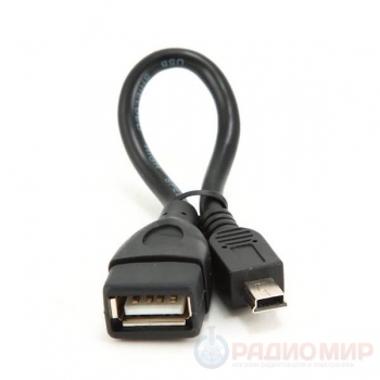 Mini USB OTG кабель Cablexpert A-OTG-AFBM-002