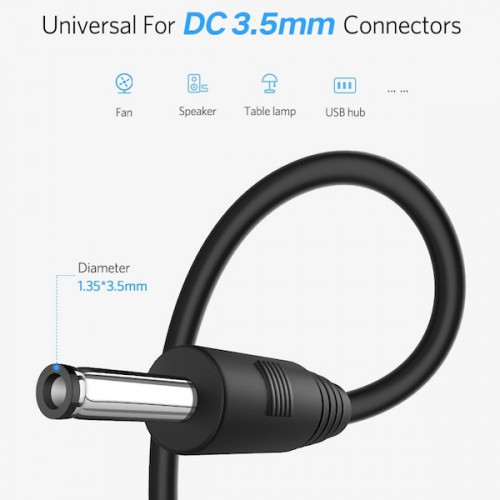 Кабель питания USB - DC 3,5мм х 1,35мм