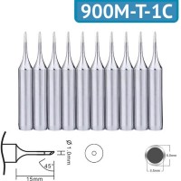 Паяльное жало усеченное 1мм, 900M-T-1C 