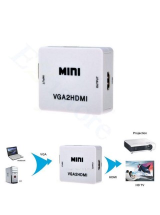 Переходник VGA→HDMI (VGA to HDMI) Переходник VGA→HDMI (VGA to HDMI)