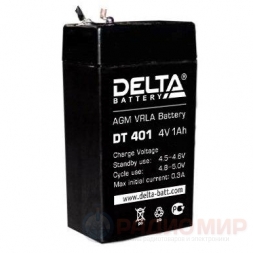 4В аккумулятор 1Ач Delta DT 401