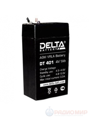 Аккумуляторная батарея 4В 1Ач Delta DT 401