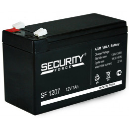 12В  7Ач аккумулятор Security Force SF1207